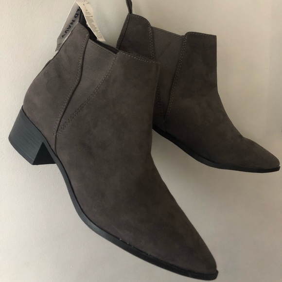 Old Navy Shoes - Grey Suede Ankle Boots NWT
